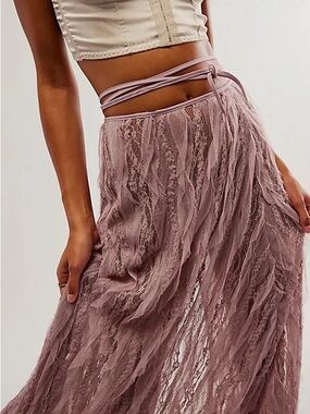 Intimately by Free People Feel The Music Half Slip in Woodrose